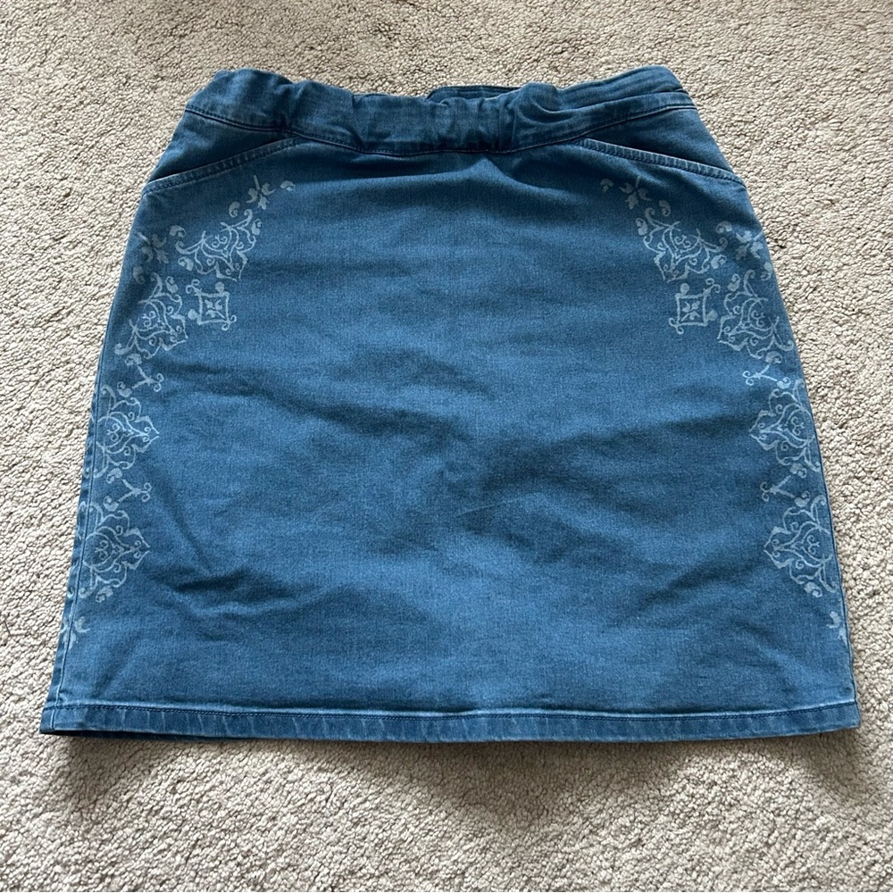 Blue Mini Skort